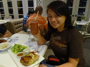 Eating at Relish (Quezon City, Philippines)