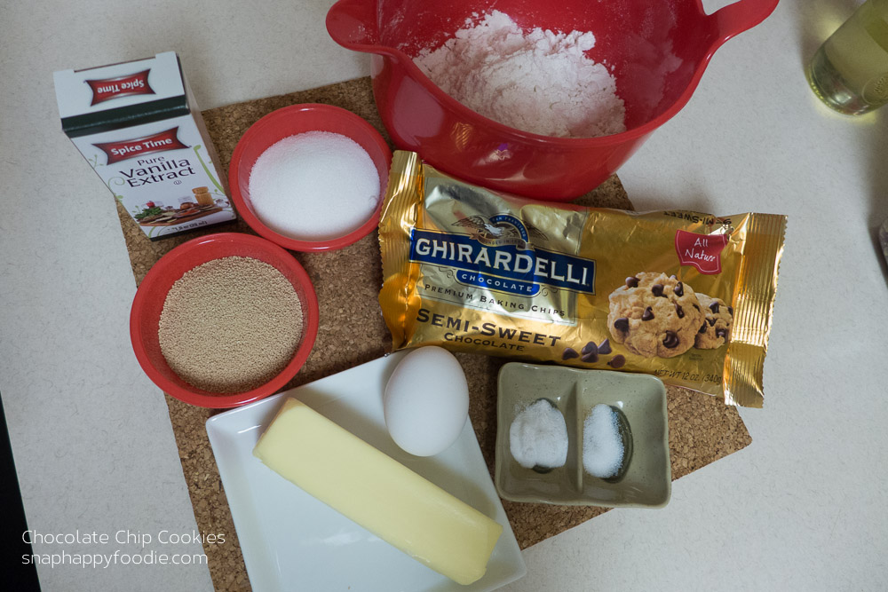 Chocolate Chip Cookies - The Ingredients