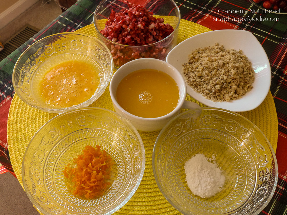 Cranberry Nut Bread - The Ingredients