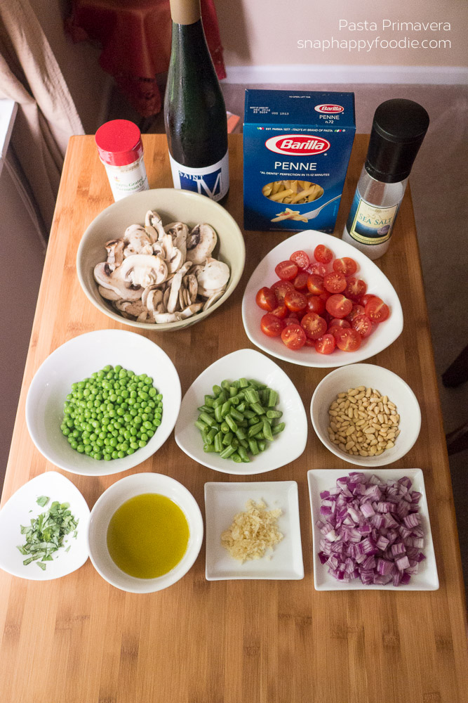 Pasta Primavera - The Ingredients