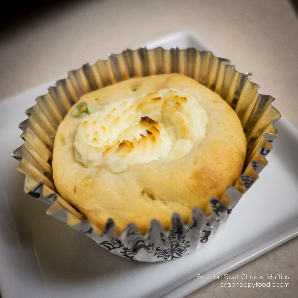 Scallion Goat Cheese Muffins