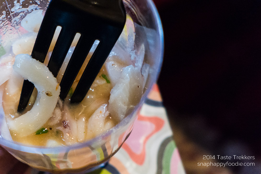Ceviche from Los Andes Restaurant