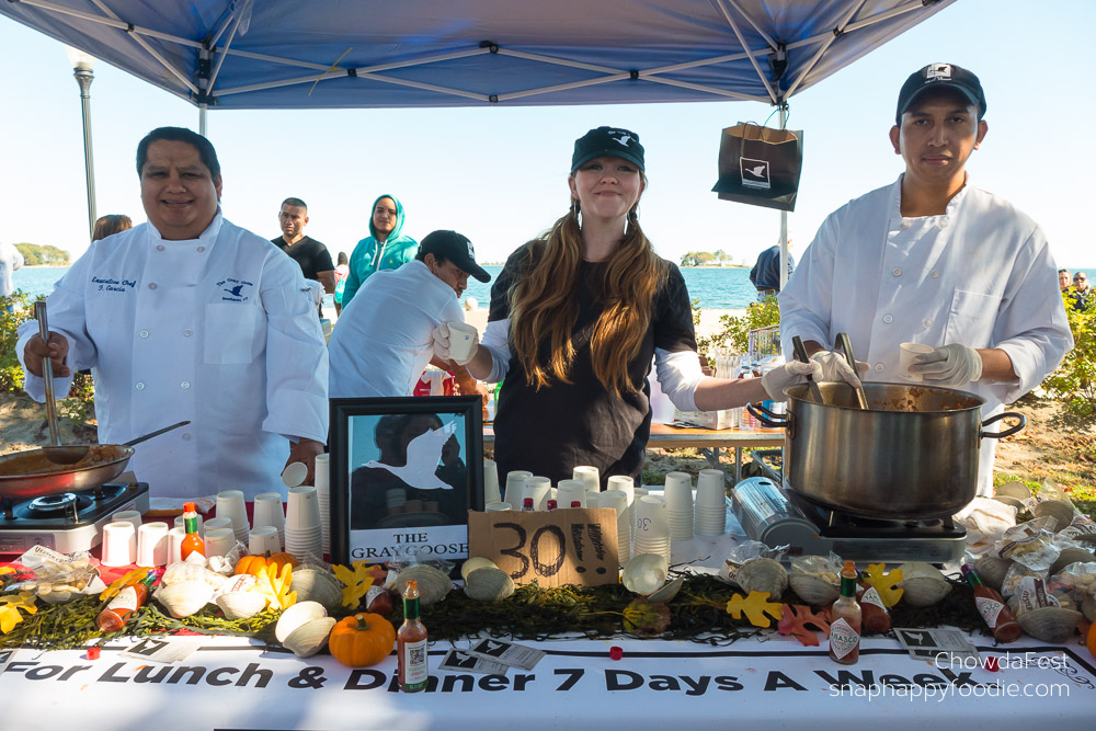 Chowdafest #30. Gray Goose served Manhattan Clam Chowder