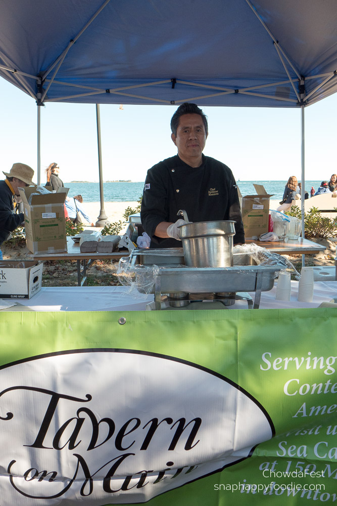 Chowdafest #29. Tavern on Main served New England Clam Chowder.