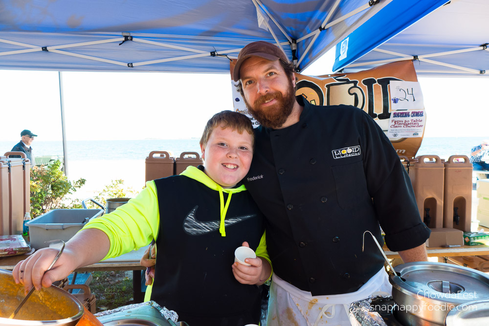 Chowdafest #23. Liquid Lunch served The Great Pumpkin and Lobster Chowder.