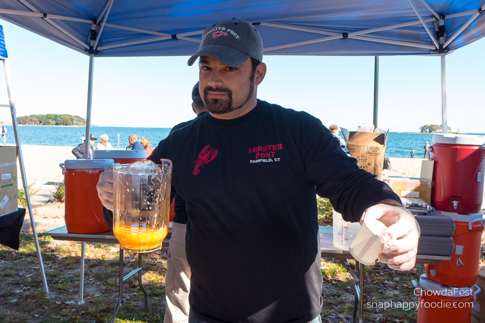 Chowdafest #21. Lobster Post served Lobster Bisque.