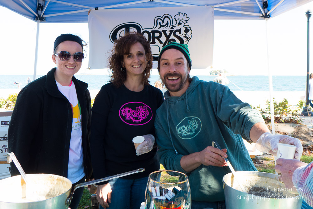 Chowdafest #16. Rory's served New England Clam Chowder.