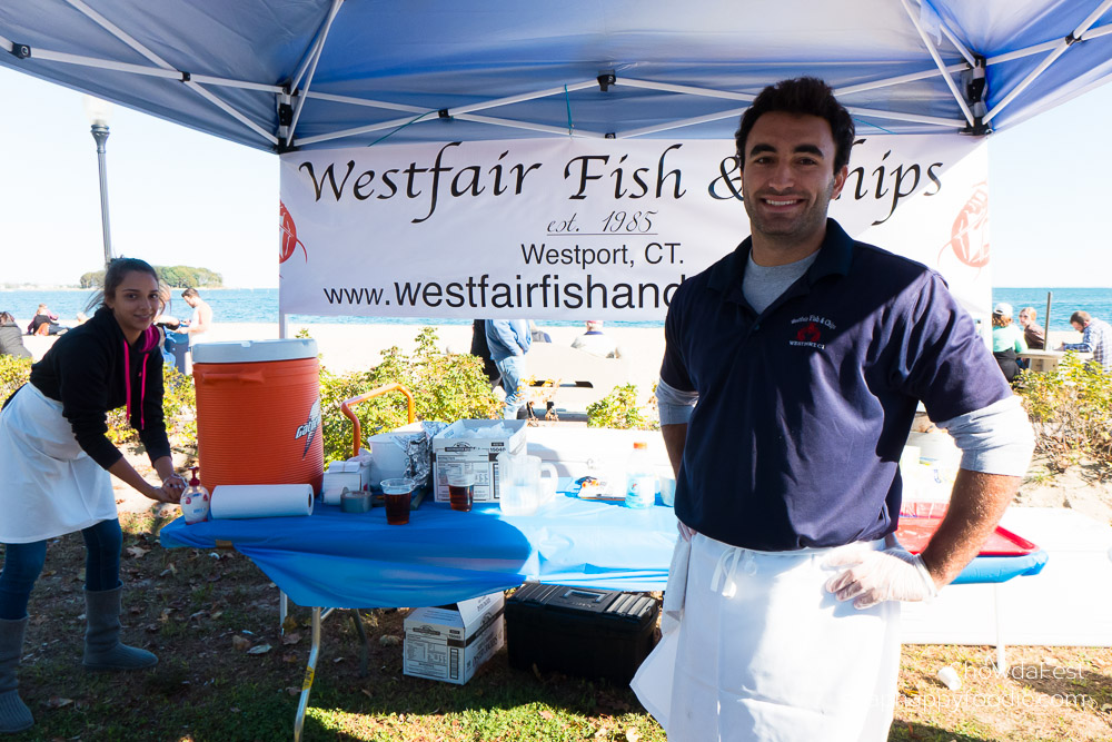 Chowdafast #12. Westfair Fish and Chips served Rhode Island Clam Chowder.