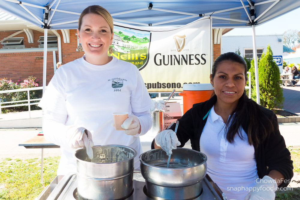 Chowdafest #4. O'Neill's Pub served New England Clam Chowder