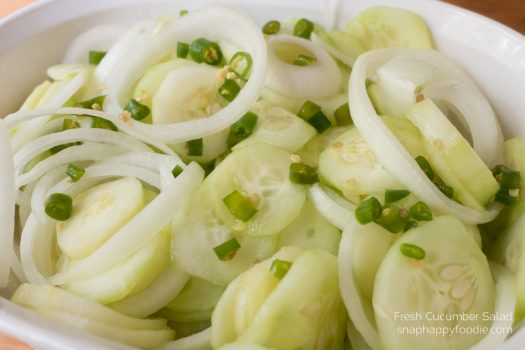 Time-Tested: Fresh Cucumber Salad