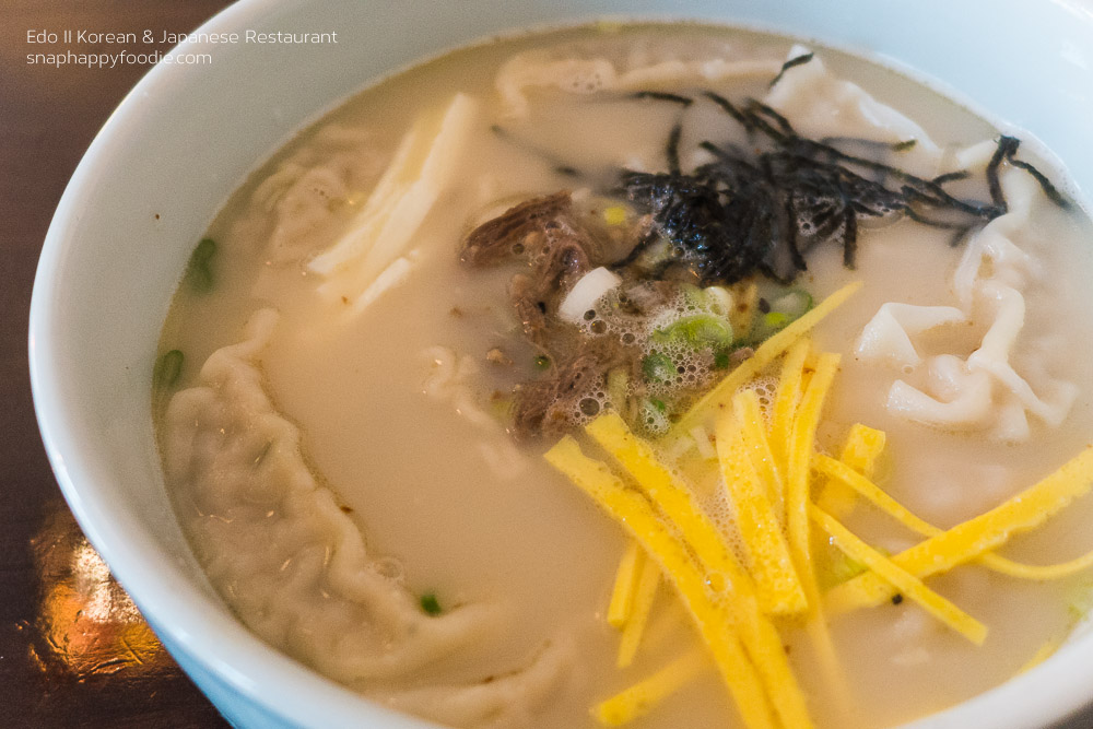 Mandooguk from Edo II Japanese and Korean Restaurant