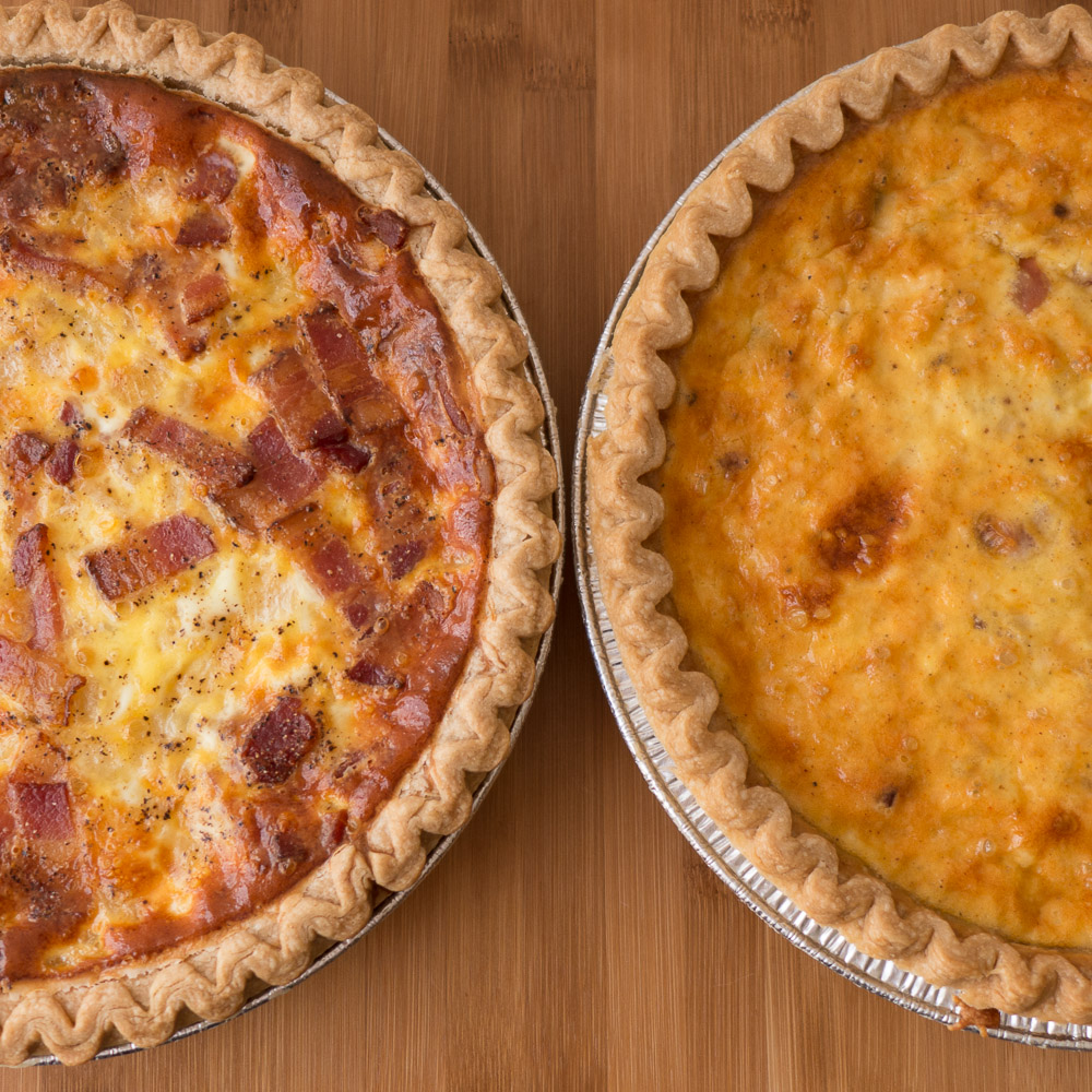 Quiche Lorraine and Country Quiche Lorraine