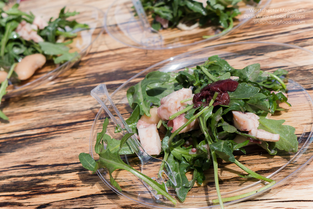 L'Inizio's arugula salad with charred octopus