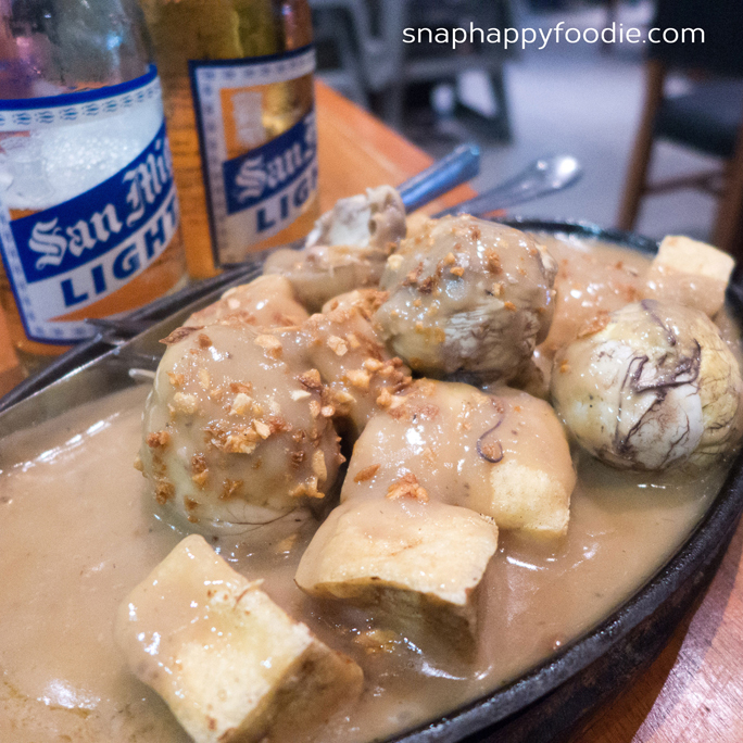 Sizzling Balut with Tofu