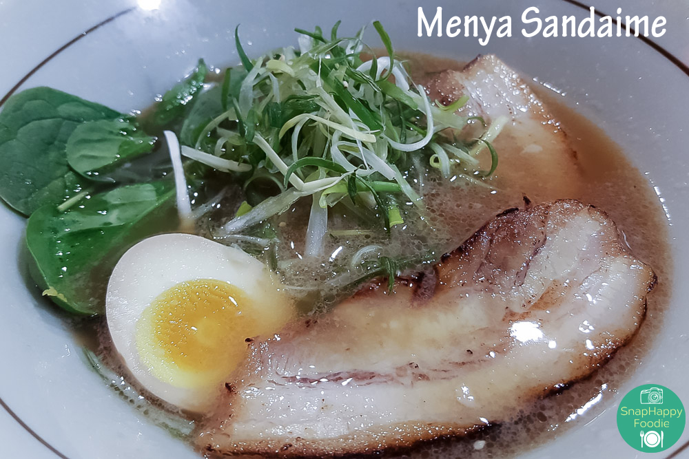Tonkotsu Ramen from Menya Sandaime Tonkotsu Ramen from Menya Sandaime