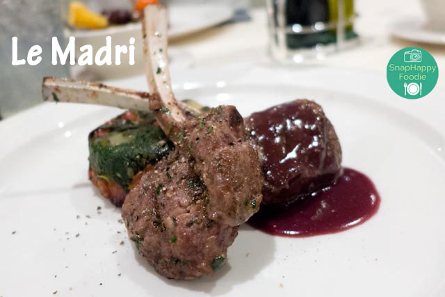 Grilled Australian Lamb from Le Madri, Bethel CT