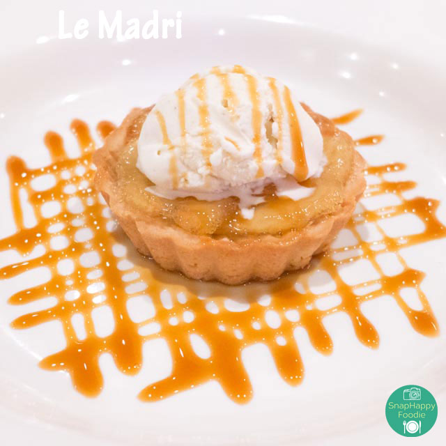 Warm Apple Tart from Le Madri, Bethel CT