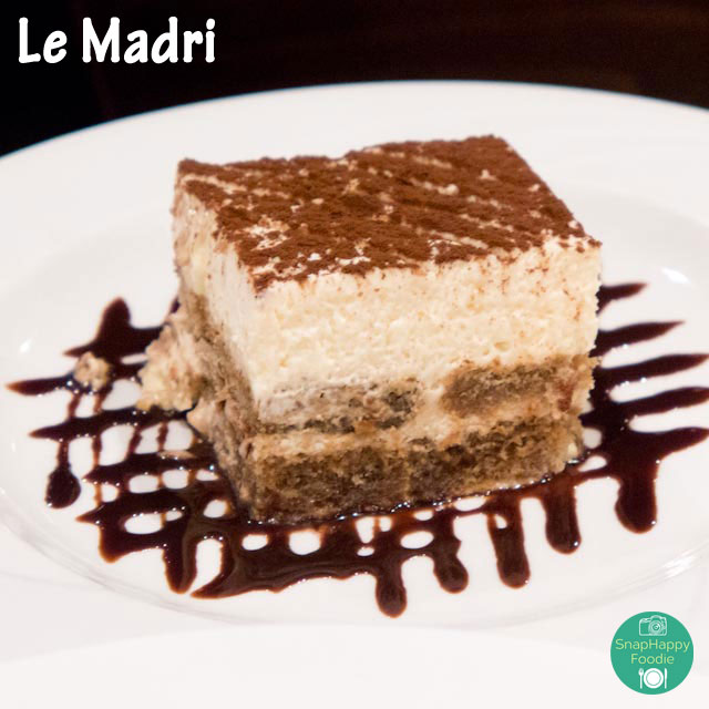 Tiramisu from Le Madri, Bethel CT