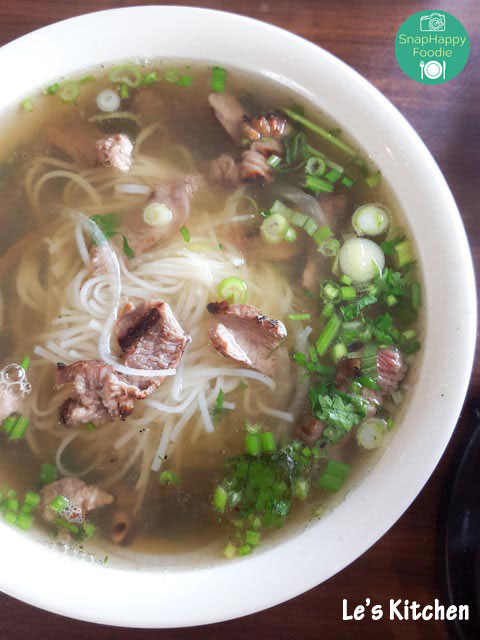 Grilled Beef Pho from Le's Kitchen