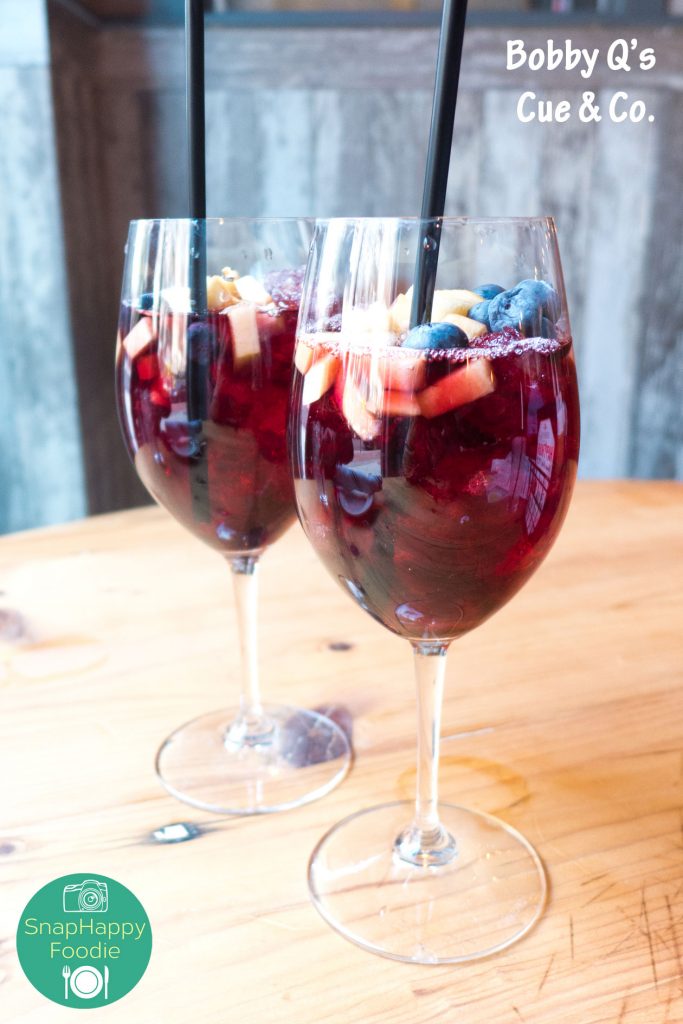 Red, White and Blue Sangria from Bobby Q’s Cue & Co. South Norwalk, CT Red, White and Blue Sangria from Bobby Q’s Cue & Co. South Norwalk, CT