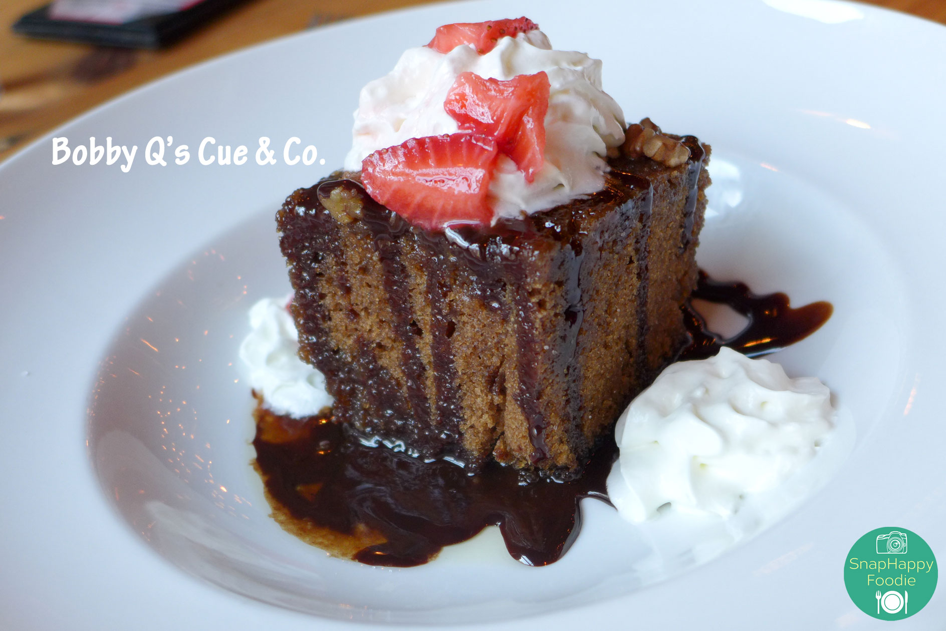 Southern Chocolate Cola Cake from Bobby Q’s Cue & Co. South Norwalk, CT