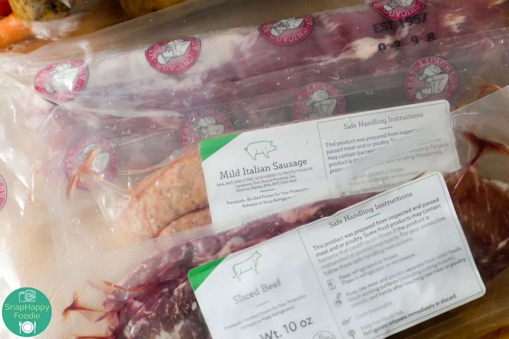 Home Chef meats Home Chef meats
