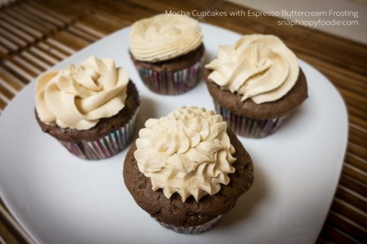 Yummy Experiment #18. Mocha Cupcakes with Espresso Buttercream Frosting